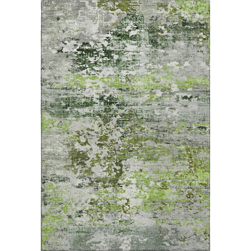 Premium Machine Washable Mayfield AMF1830 Modern Rug, Rectangle 9' x 12'