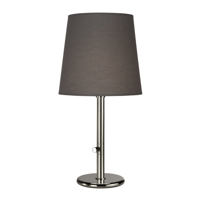 Buster Chica Table Lamp, Smoke Gray, Aged Brass