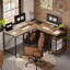 Modular L-Shaped Steel Computer Desk-1763589920