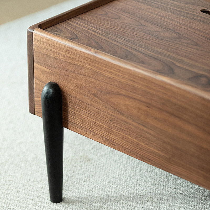 Table basse moderne et simple avec rangement multifonctionnel, H 14,37 po x l 47,37 po x P 27,56 po