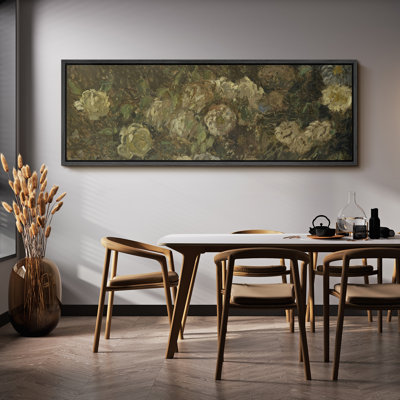 Rustic Floral " Impressionist Garden Flowers Floral Elegance Modern Art Calm Warm Extra Large Artwork Pictures "