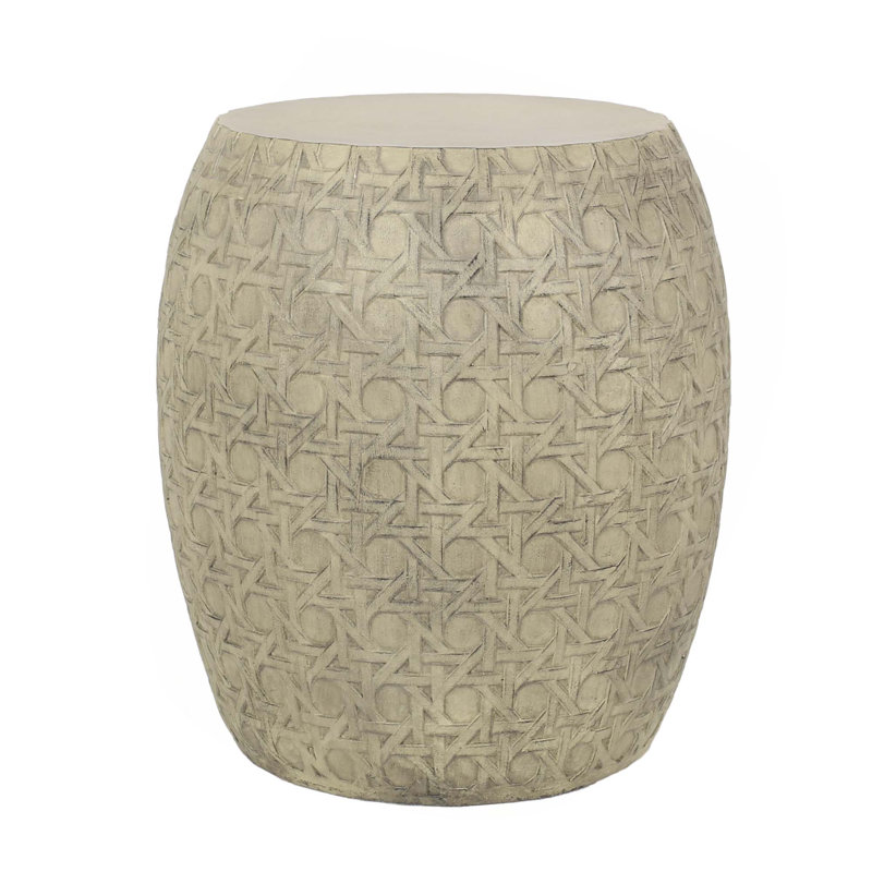 Outdoor Lightweight Concrete Side Table