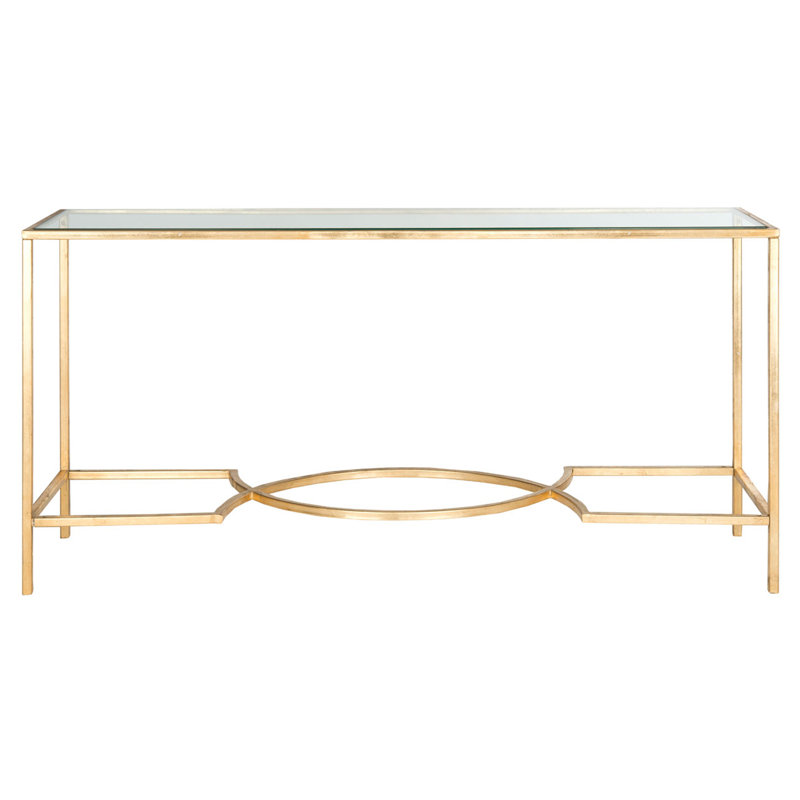Lystra 63'' Glass Top Console Table