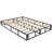 2-in-1 Metal Mattress Foundation & Bed Frame with Roll-Out Slats, Easy Assembly, Removable Legs, Heavy Duty Support, Headboard Brackets, Use as Bed Frame or Box Spring Alternative-2069234475