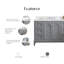 Ensemble de meuble-lavabo simple avec plateau en marbre 48,00 po Darreyl-935802609-935802611