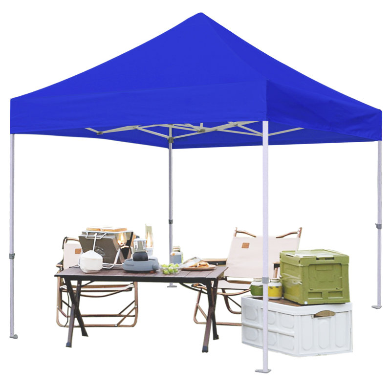 Amaziyah Steel Pop-Up Canopy, 10ft x 10ft, Ivory