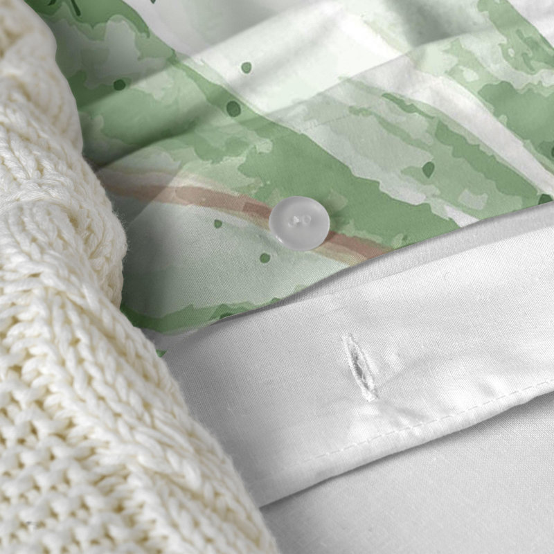 Bay Isle Home Colmesneil Cotton Floral Duvet Cover Set with Pillowcases, Double Duvet Cover + 2 Pillowcases