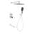 Handheld Shower for Bathroom, Shower Set, Shower Set with Digital Display