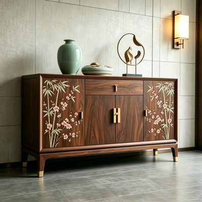 High-End Solid Wood Home Sideboard