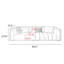 Coussin de canapé modulaire en cuir véritable café et kaki-758562936