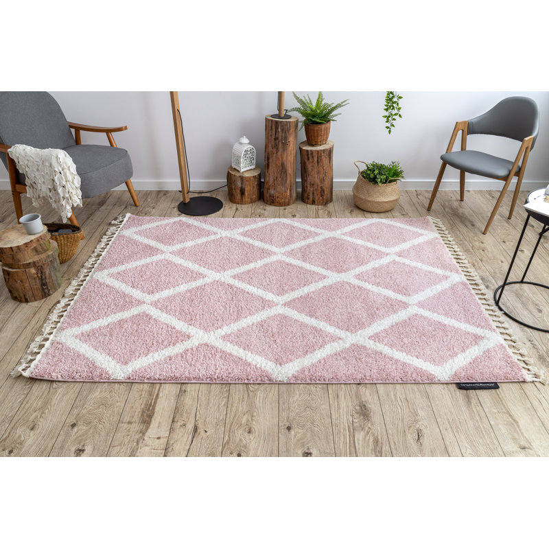Berber Geometric Area Rug, Rectangle 160 x 220cm