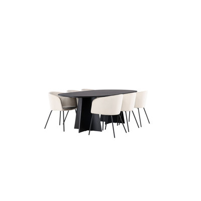 Nisiah 6 - Person Dining Set