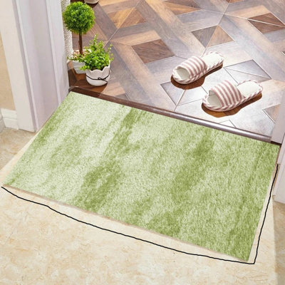 Solid Colour Shag Area Rug