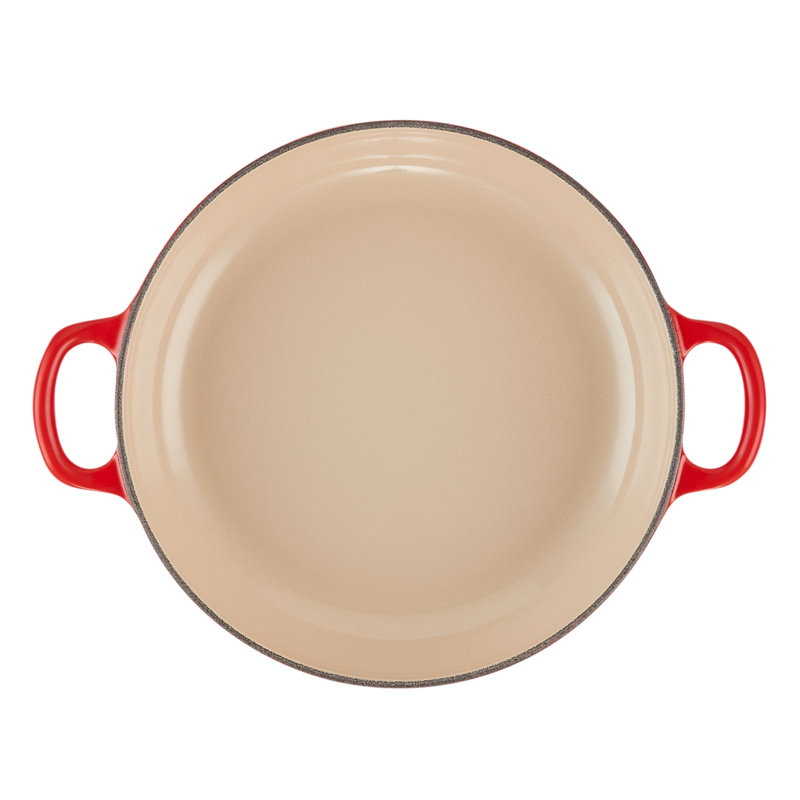 Le Creuset Signature Enameled Cast Iron Braiser with Lid, Cerise