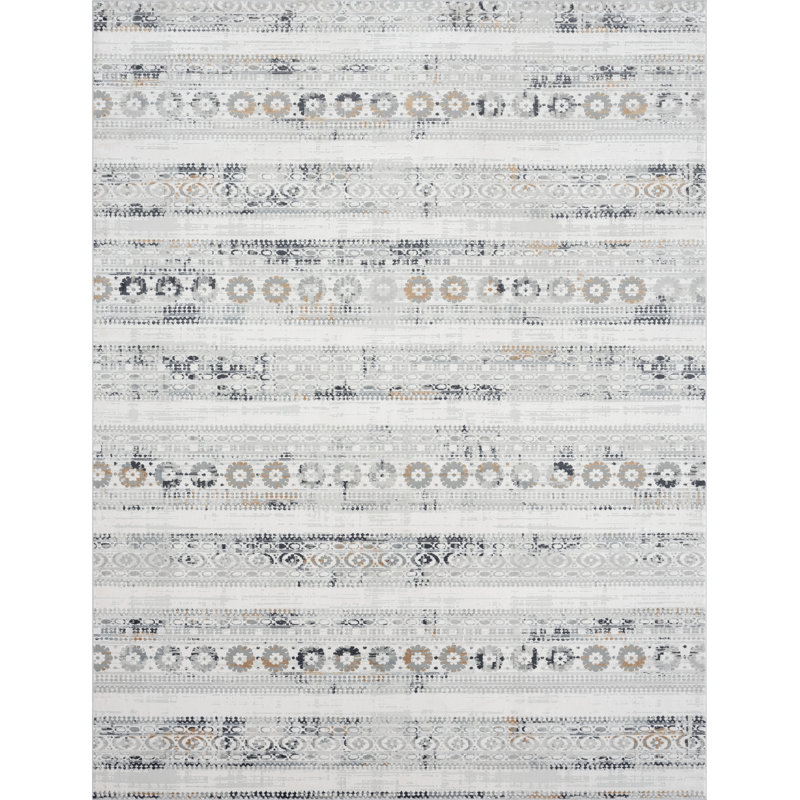 Tapis gris Bliss, Rectangle 2 pi x 3 pi