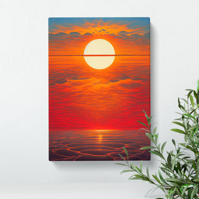 A Bewitching Sunset - Unframed - Wrapped Canvas
