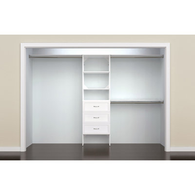 SuiteSymphony 84" W - 120" W Closet System with Drawers