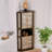 Hand-Painted Triangular Corner Storage Cabinet