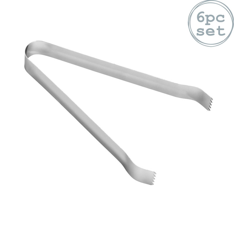 Rink Drink - Stainless Steel Ice Tongs