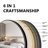 Leeron Oversized Arch Solid Wood Floor Mirror with Stand-957263414-957263418
