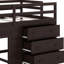 Lit mezzanine avec tiroirs et tablette-254219464