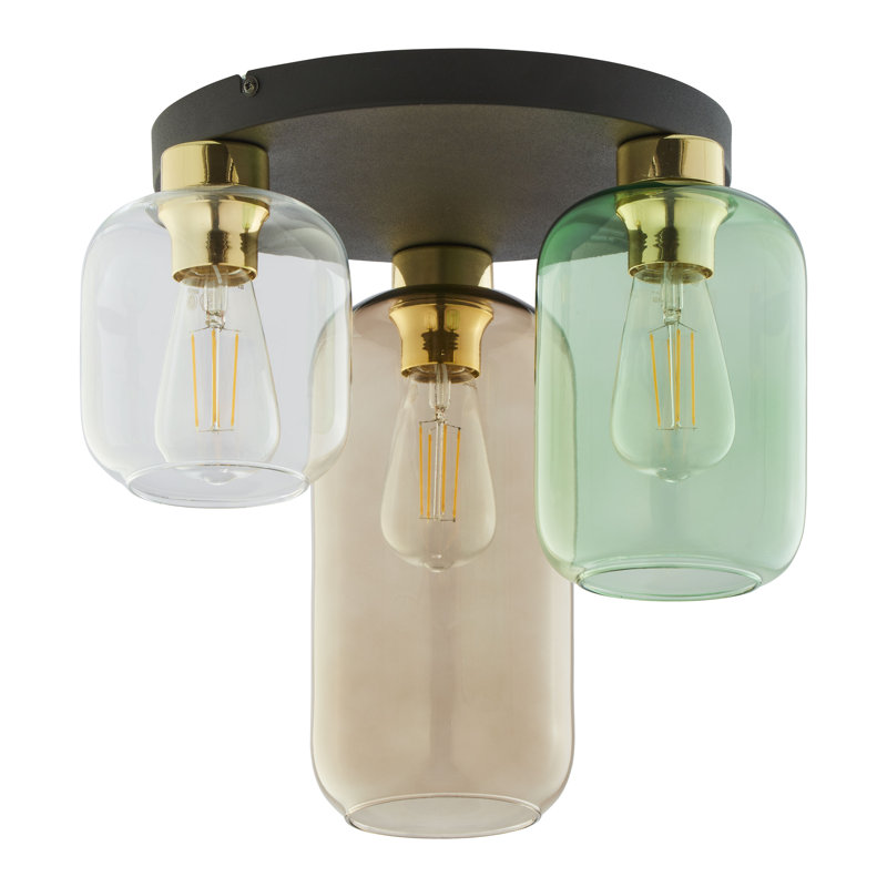 Malaya Glass Flush Mount