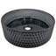 Lavabo de salle de bain rond en verre texturé 14 po Scotch - Collection Timeless-90991012-128042368