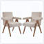 Fauteuil rembourré en tissu Poppy idéal pour la salle à manger à la maison-124576022