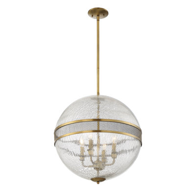 Creswell 4 - Light Dimmable Globe Chandelier