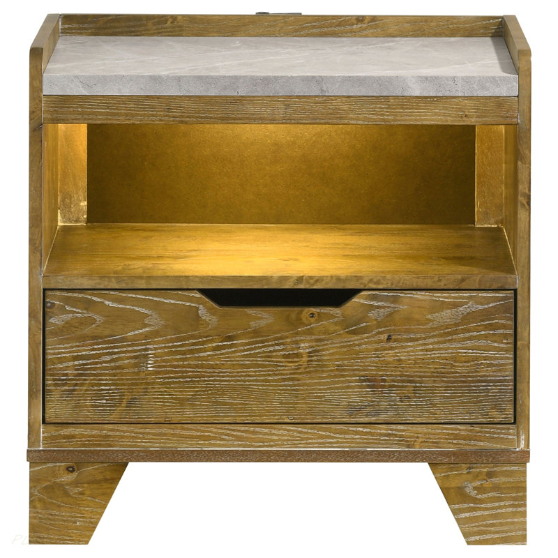 Table de chevet 1 tiroir Packard