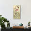 «Red Hollyhocks Panel 2» par Cheri Blum, art mural en verre acrylique Red Barrel Studio®-1969378583