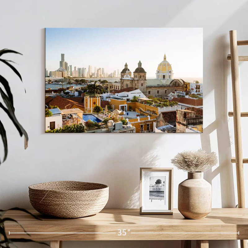 Cartagena Skyline, 8" H x 12" W