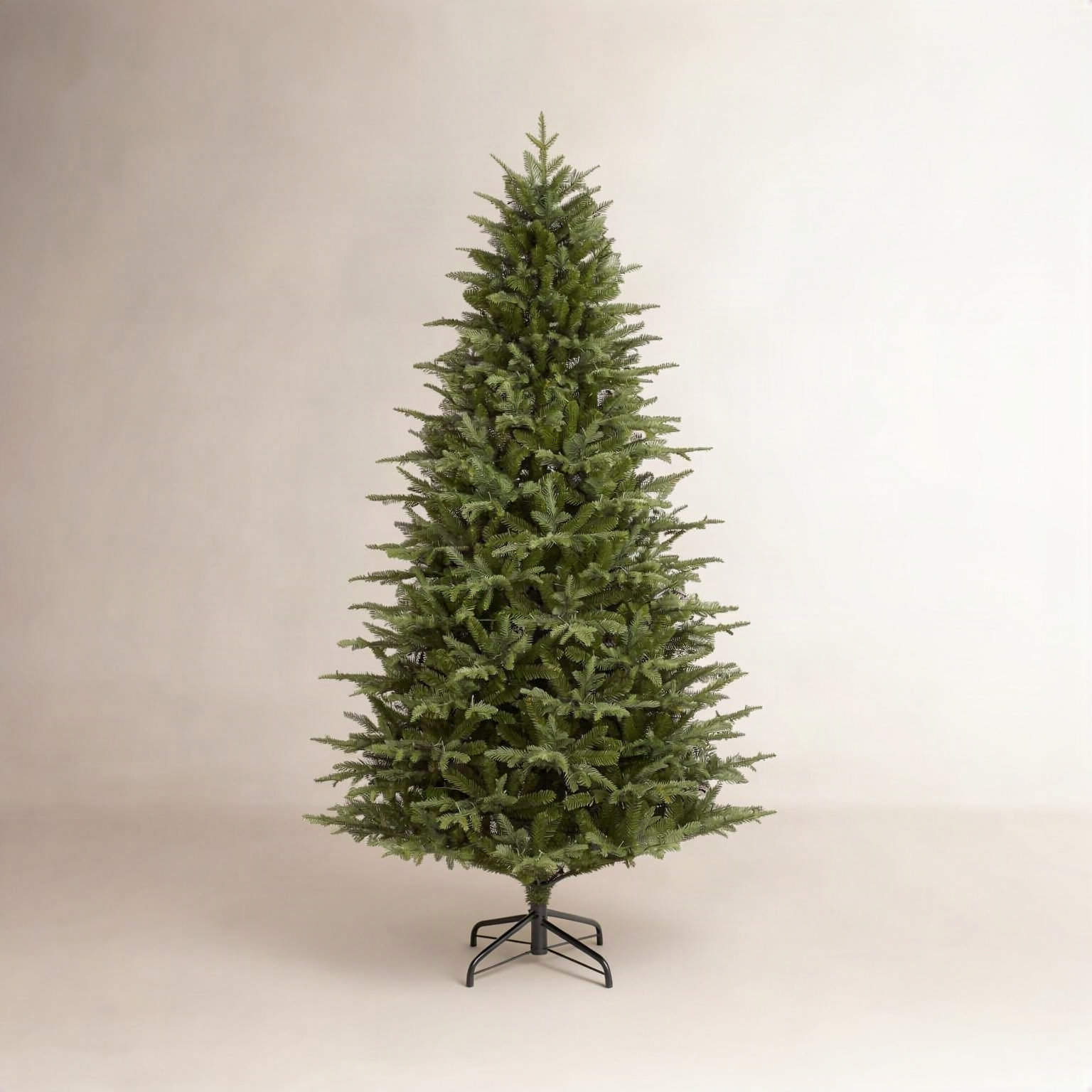 Leilonie Flocked Pre-Lit Fir Christmas Tree, 7.5' H