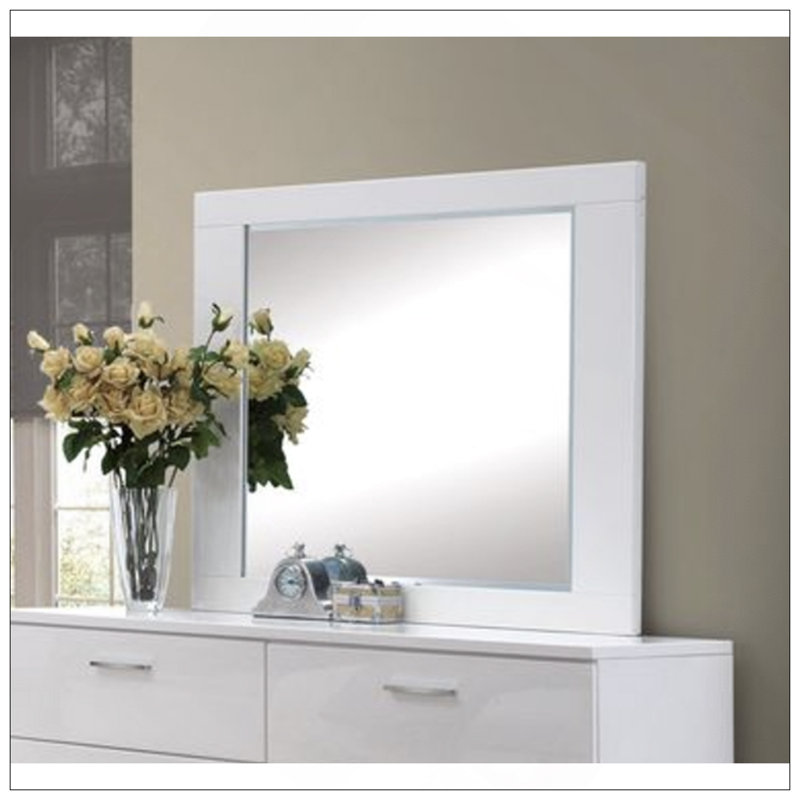 Miroir Naima II, Blanc