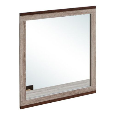 Magnolia Gray/Brown Wall Mirror