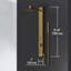 Panneau de douche Orchid Retrofit 39,38 "avec pomme de douche fixe-69968251