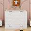 Lit escamotable double avec station de charge-2032237650