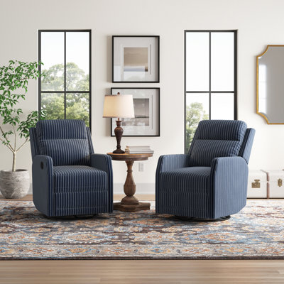 Caleya Modern Swivel Rocker Manual Recliner
