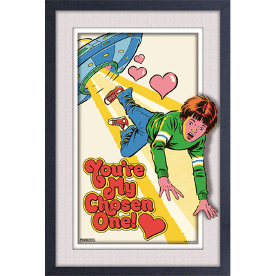 «Steven Rhodes- Choint One 11 x 17 Under Plexi», affiche encadrée