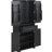 Tall Black Cabinet For Bathroom Storage With Multiple Shelves - Doors, Drawer, Adjustable Shelf, Practical Design