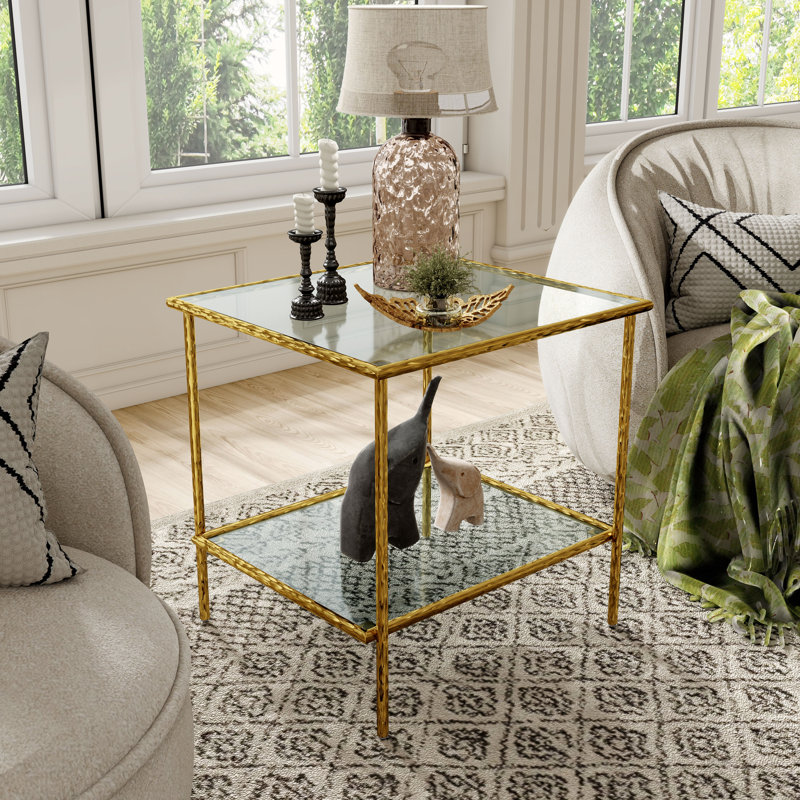 Table d'appoint Chamblee, Doré