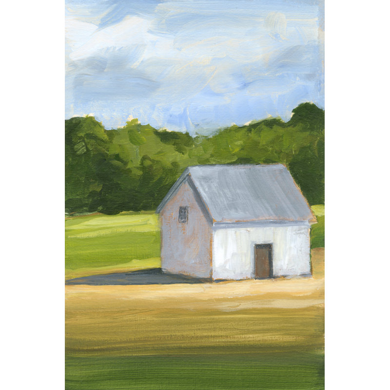 Paysage champêtre II, H 36 po x l 24 po x P 1,25 po