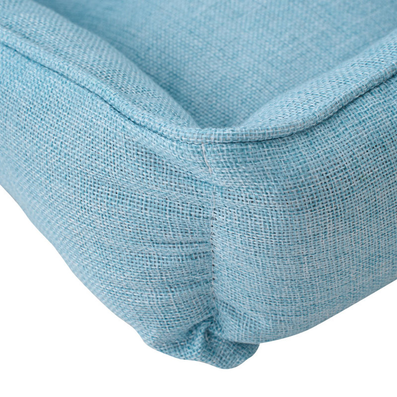 Polyester Pet Bed, Blue, 21cm H x 55cm W x 41cm D