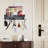 Hallway Key Holder With Tray And 5 Hooks Key Rack With Mail Storage Rack