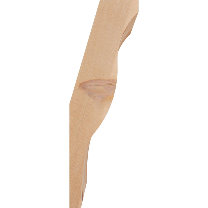 Funston Knee Brace, Western Red Cedar, Smooth, 18" H x 5.5" W x 6" D