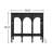 39" Solid Wood Console Table With Arch Design-690975229