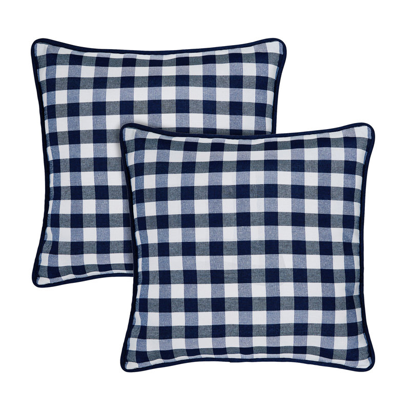 Outdoor 10'' Loveseat Cushion Cover, Navy