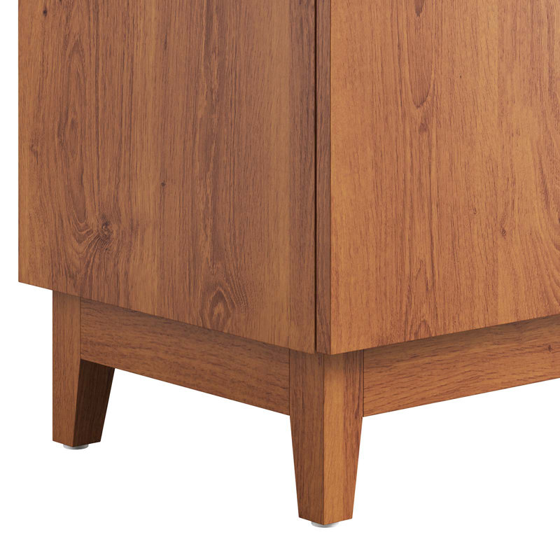 Miles 35'' Single Bathroom Vanity Base Only, Walnut
