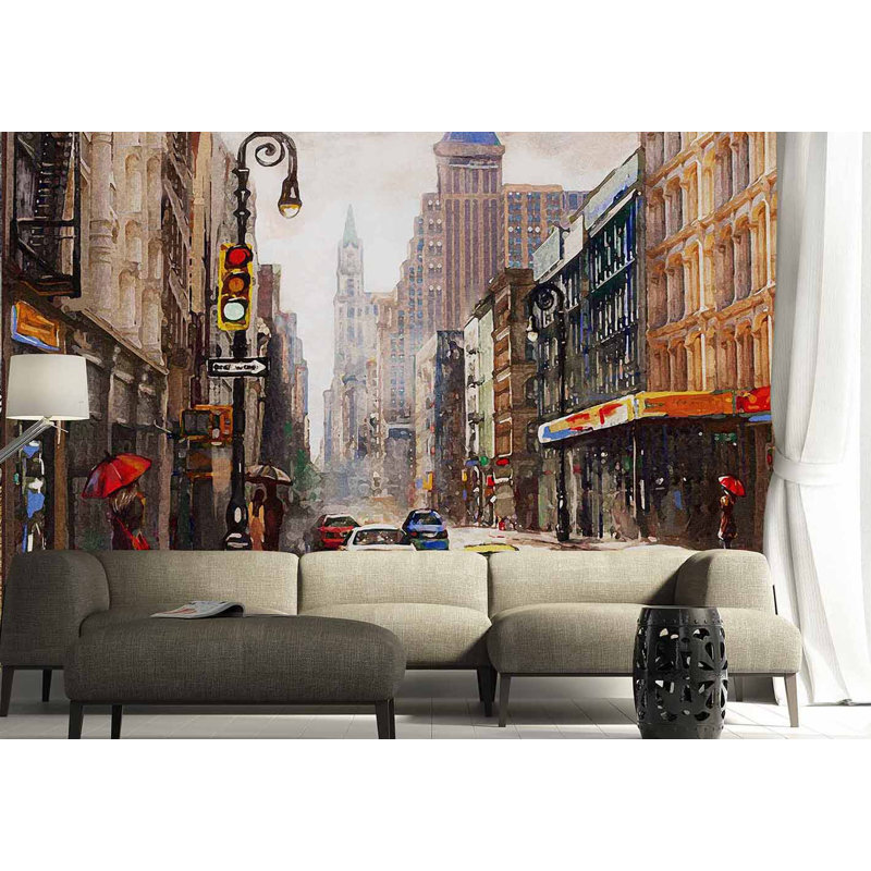 Yoshiya Wall Mural, 6.25' L x 112' W