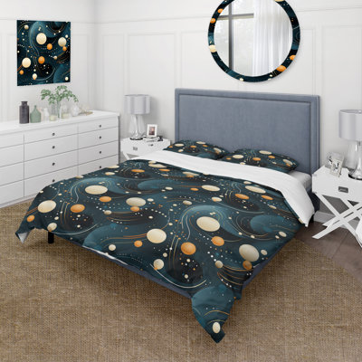 Ensemble de housse de couette Art Deco Glamour Polka Dots I - Polka Dots